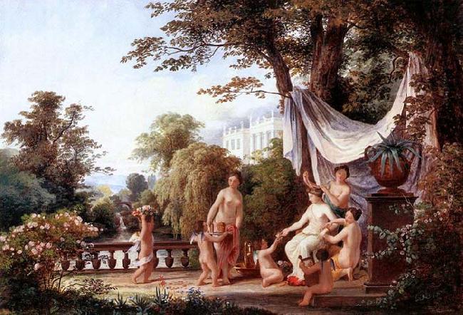 Karoly Marko the Elder The Toilette of Venus oil painting picture